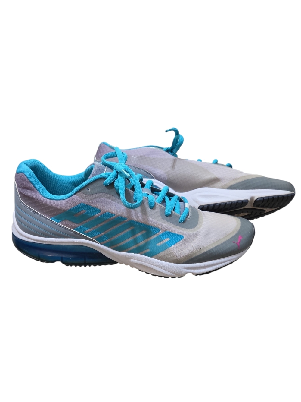 Puma Women's Teal and Gray Athletic Shoe - Picture 14 of 14